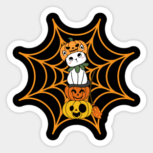 Halloween Cat Sticker